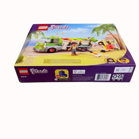 LEGO Friends Recycling Truck 41712 Building Toy Set 259 Pcs Ages 6+ Emma River F - Picture 3 of 13